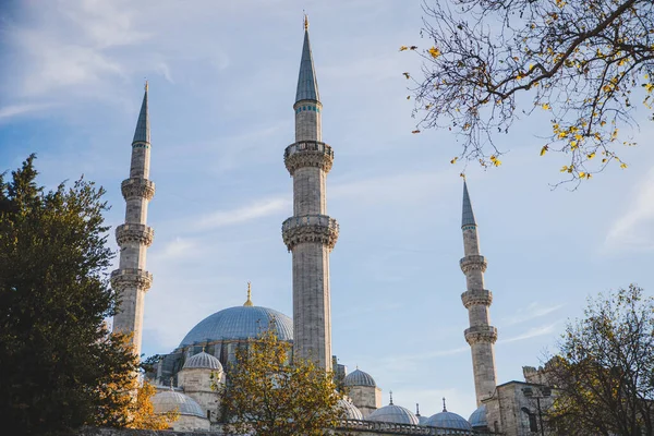 Stanbul Türkiye Deki Süleyman Camii Nin Manzarası Dini Mekan Minareler — Stok fotoğraf