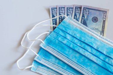 Tıbbi maskelerin fiyatını arttırma kavramı.