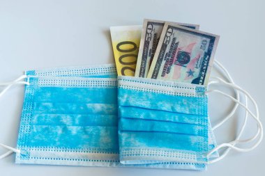 Virüsün yayılmasından dolayı dünyada artan fiyatlar ve tıbbi maske kıtlığı kavramı.