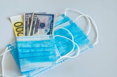 Virüsün yayılmasından dolayı dünyada artan fiyatlar ve tıbbi maske kıtlığı kavramı.