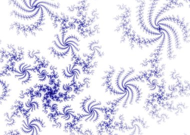 Blue-Fractal-with-Many-Fine-details-isolated-on-White