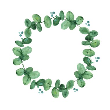 Suluboya çelengi beyaz arkaplanda izole edilmiş. Düğün dekoratörü.