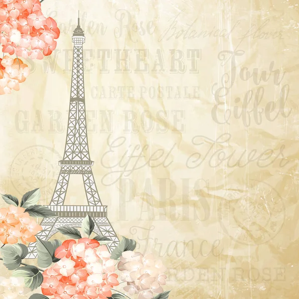 Tour Eiffel simbol — Image vectorielle