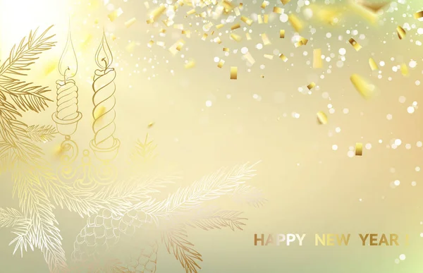 Ευτυχισμένο το νέο έτος — Διανυσματικό Αρχείο