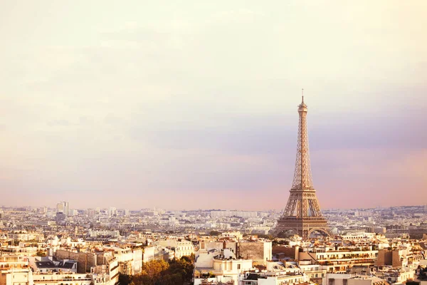 Vista de la Torre Eiffel y París . — Foto de Stock