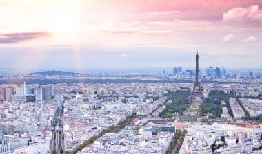 Paris 'in havadan görünüşü.