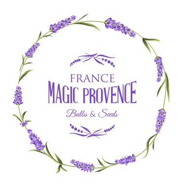 Lavanta zarif kartı.