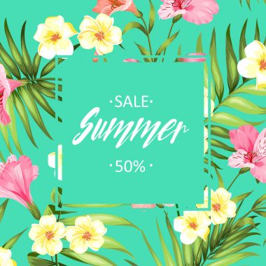 Yaz Satılık kartı.