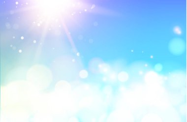 mavi bokeh ışıkları arkaplan.