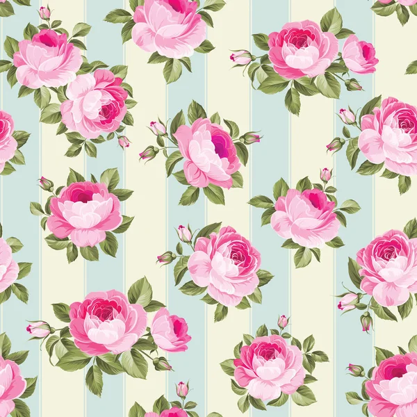 Lussuoso wallapaper rosa . — Vettoriale Stock