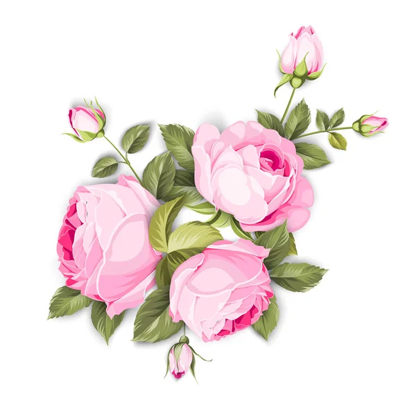 Ramo de flores de primavera. — Vector de stock