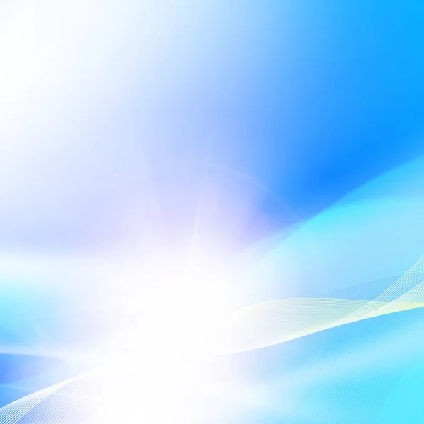 Fond bleu brillant . — Image vectorielle