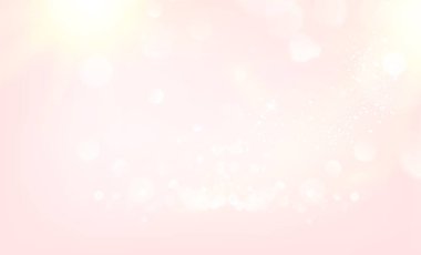 Pembe, Bokeh 'i parlak arka plan için bulanıklaştırdı. Sevgililer günün kutlu olsun..