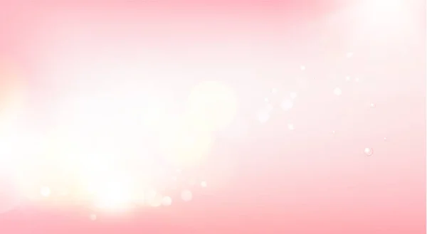 Roze wazig bokeh voor vakantie gloeiende achtergrond. Gelukkige Valentijnsdag achtergrond. — Stockvector