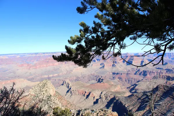 Grand Canyon Πανόραμα με θέα το ηλιοβασίλεμα — Φωτογραφία Αρχείου