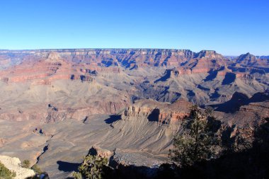 Grand Canyon Panorama bir gün batımı görünümü