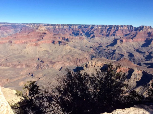 Grand Canyon Panorama in a sunset view — Stock Photo, Image