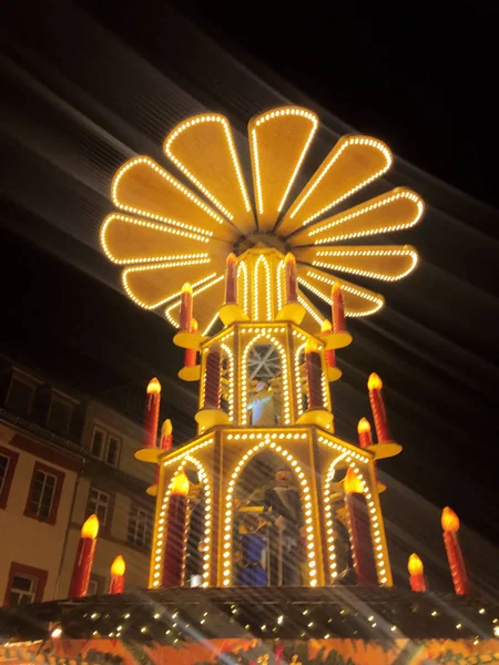 2017 November 29 - Christmas Market in Heidelberg — Stock Photo, Image