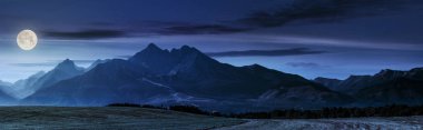 Tatra Dağları kırsal alanda gece