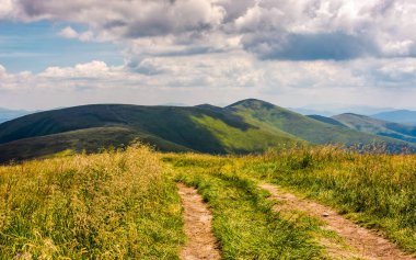 Dağlardaki güzel yaz manzarası