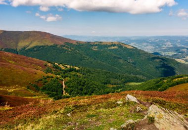 Karpat dağ silsilesi içinde yaz