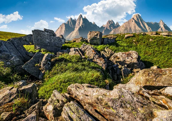 kayalık tepeler ve hillside Tatras buzlu