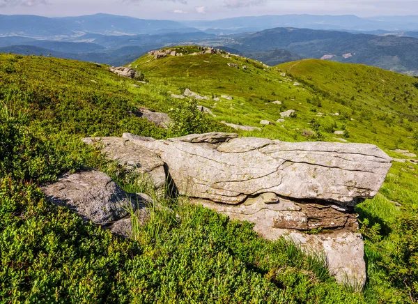 hillside kenarında büyük kayalar