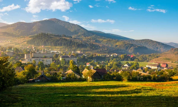 güzel kırsal kesimde transcarpathia gündoğumu