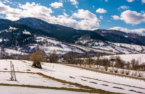 Last days of winter in rural landscape — Stock Photo, Image