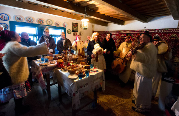 "Carols in old village" festival in TransCarpathia