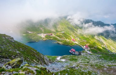 Balea Göl Manzaralı yukarıdan