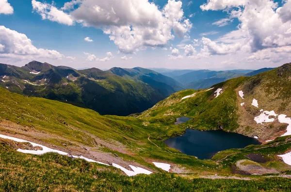 Beautiful summer landscape of Fagaras mountains — Stock Photo, Image