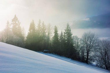dramatik kış gündoğumu 