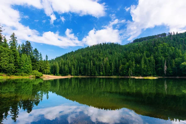 Mountain lake in summertime — Stock Photo, Image