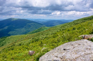 Yazın güzel dağ manzarası