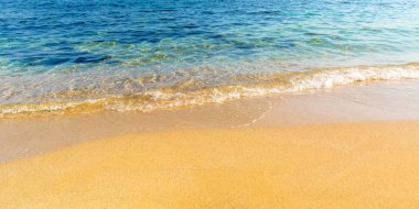 Yazın deniz manzarası