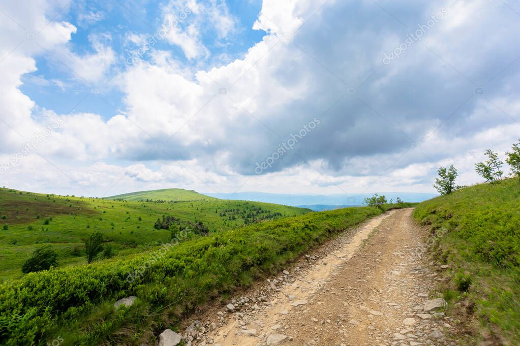 mountain dirt road scenery