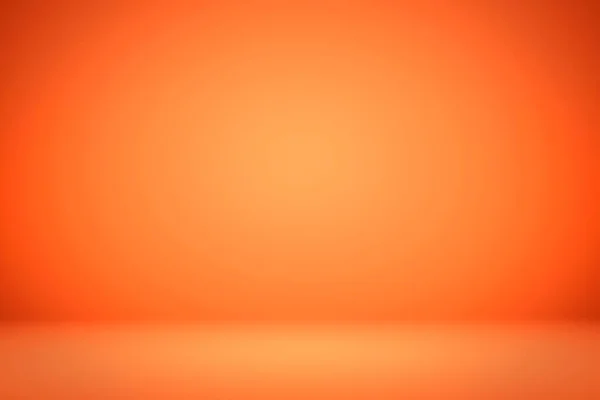 Diseño de diseño de fondo naranja abstracto, estudio, habitación, plantilla web, informe de negocios con color de gradiente de círculo liso — Foto de Stock