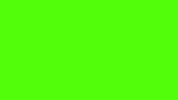 Αφηρημένο μπλε βαμμένο πινέλο εγκεφαλικό επεισόδιο φόντο μετάβασης, κινούμενα σχέδια του πιτσιλίσματος χρώμα. Ιδανική για το δικό σας φόντο χρησιμοποιώντας πράσινη οθόνη — Αρχείο Βίντεο