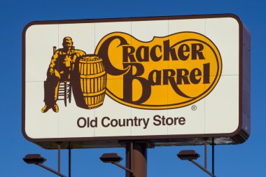 Cracker namlu Restaurant işareti ve Logo