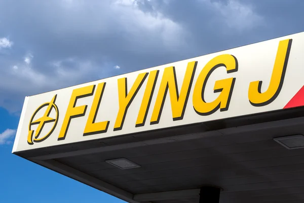 Flying J Truck Stop Exterior y Logo —  Fotos de Stock