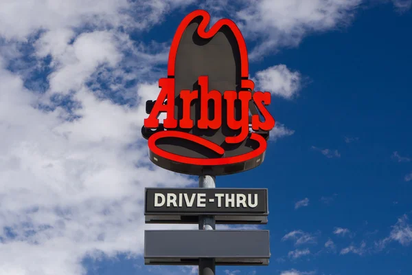 Arby's étterem jel külső és belső — Stock Fotó