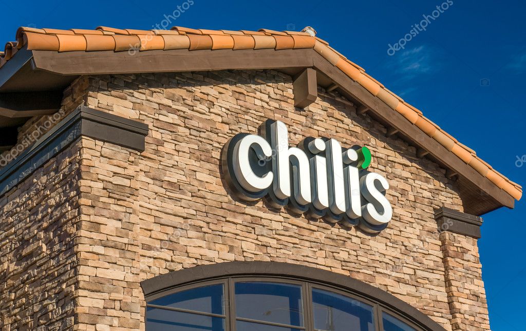 SANTA CLARITA, CA/USA - SEPTEMBER 23, 2016: Chili's restaurant exterior and logo. Chili's Grill & Bar is an American casual dining restaurant chain that features Tex-Mex-style cuisine.