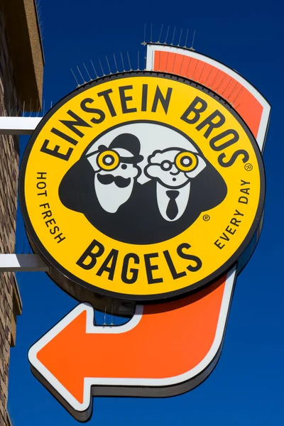 Einstein Bros. Bagel signe et logo — Photo