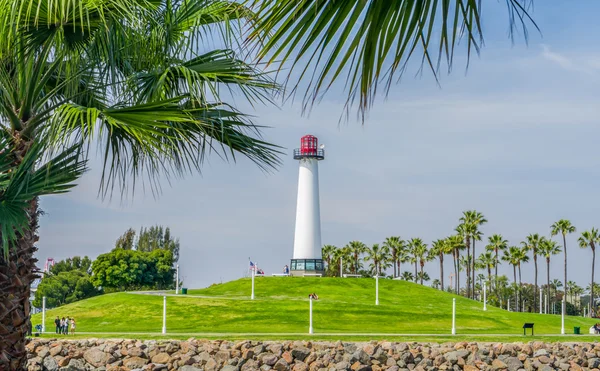 ロングビーチ港の灯台 — ストック写真