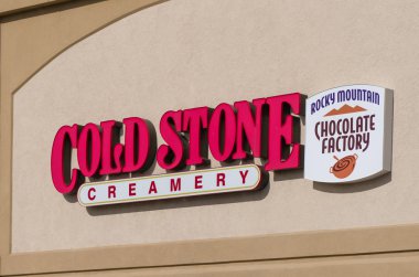 Cold Stone Creamery and Rocky Mountain Chocolate Factory Sign an clipart