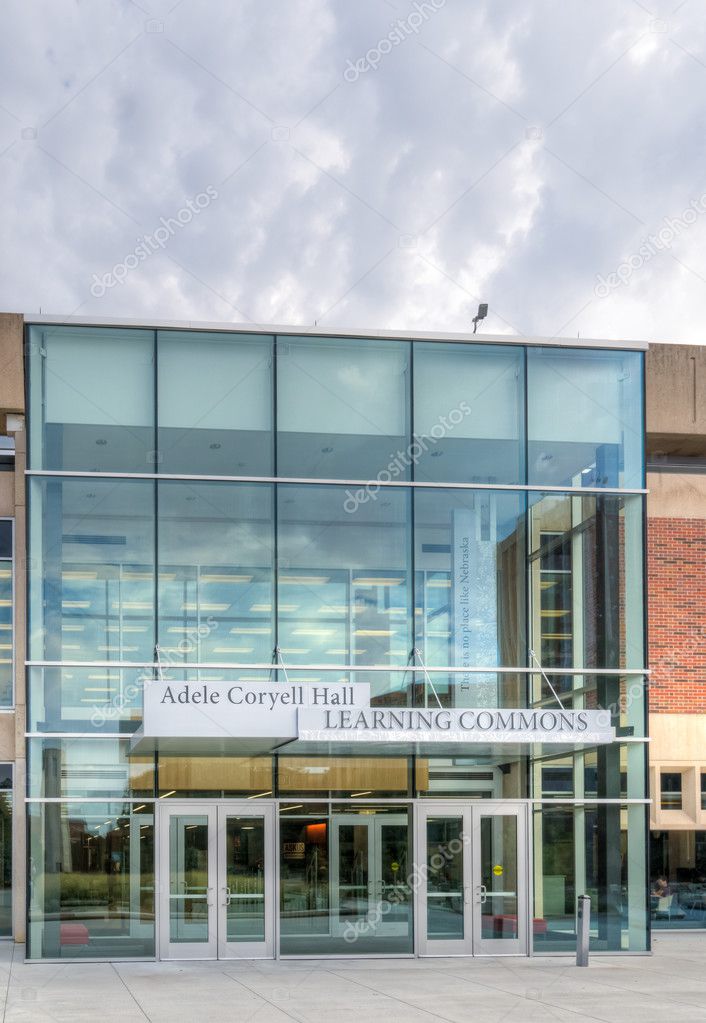 LINCOLN, NE/USA - OCTOBER 2, 2016: Adele Coryell Learning Commons on the campus of the University of Nebraska.