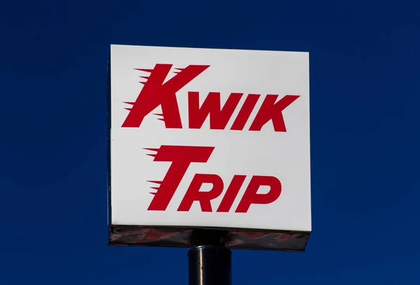 Sinal e logotipo da viagem Kwik — Fotografia de Stock