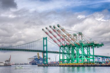 Evergreen Deniz Corporation Konteyner Vinç Los Ang bağlantı noktası