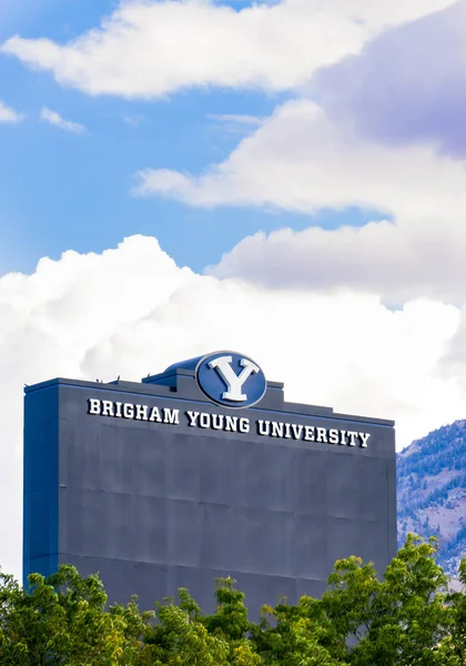 LaVell Edwards Stadium nel campus della Brigham Young University — Foto Stock